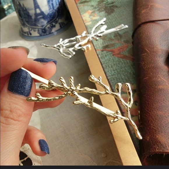 LAST PAIR*Beautiful Branch Hair Pin Set - Picture 3 of 8